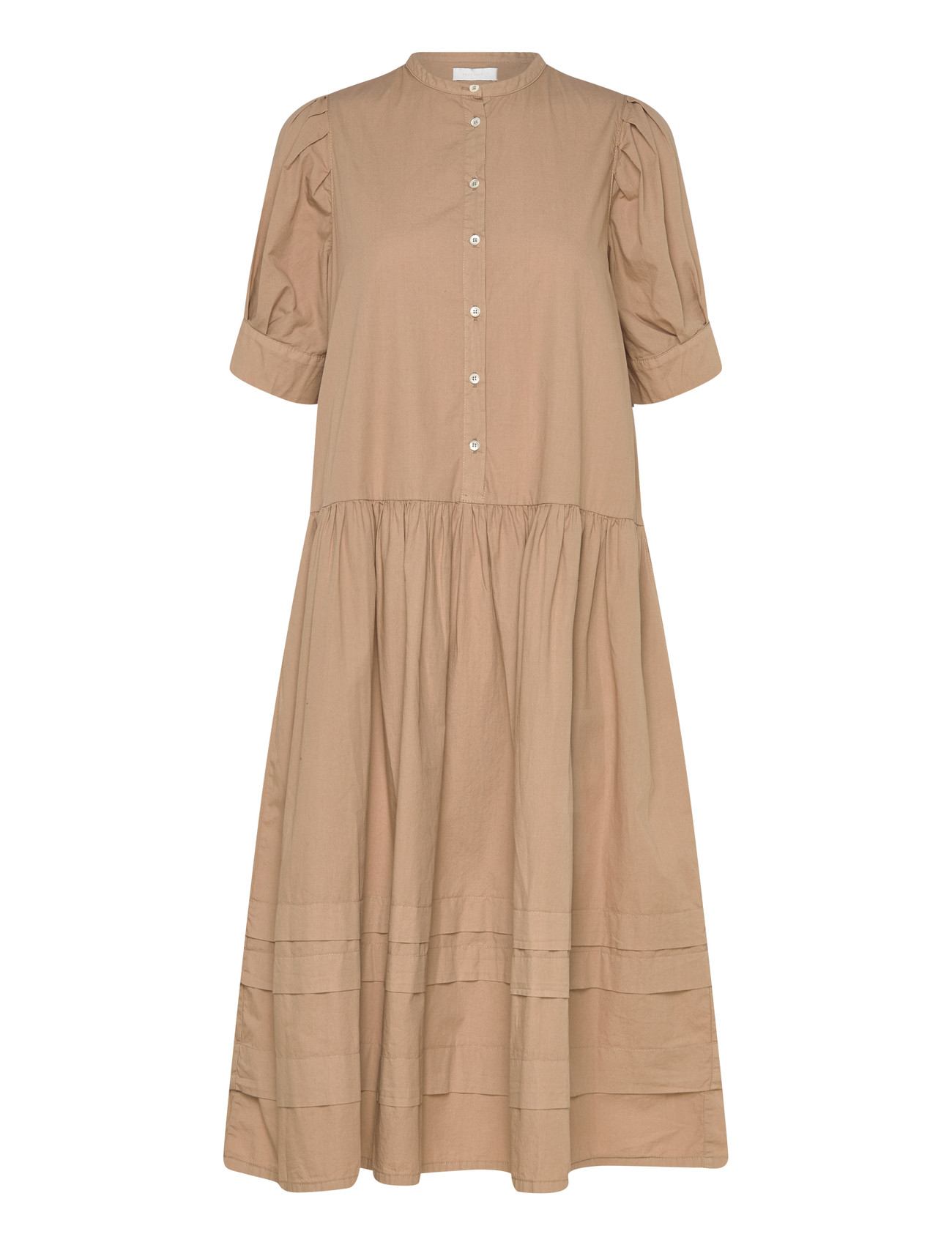 NAJA LAUF Estee Kleid Paper Touch Braun - 40 - Damen