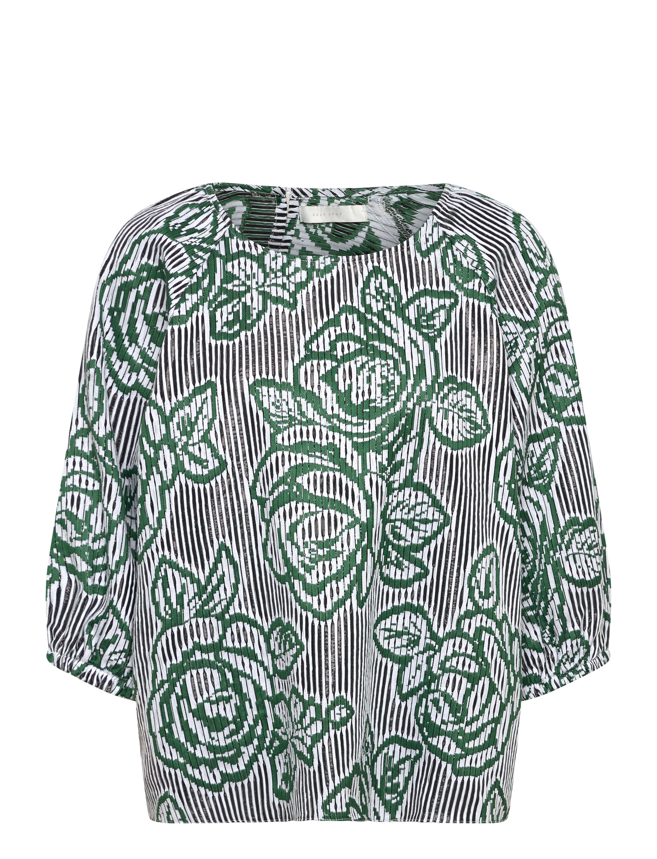 NAJA LAUF Dina Bluse Blind Rose Grün - 34 - Damen