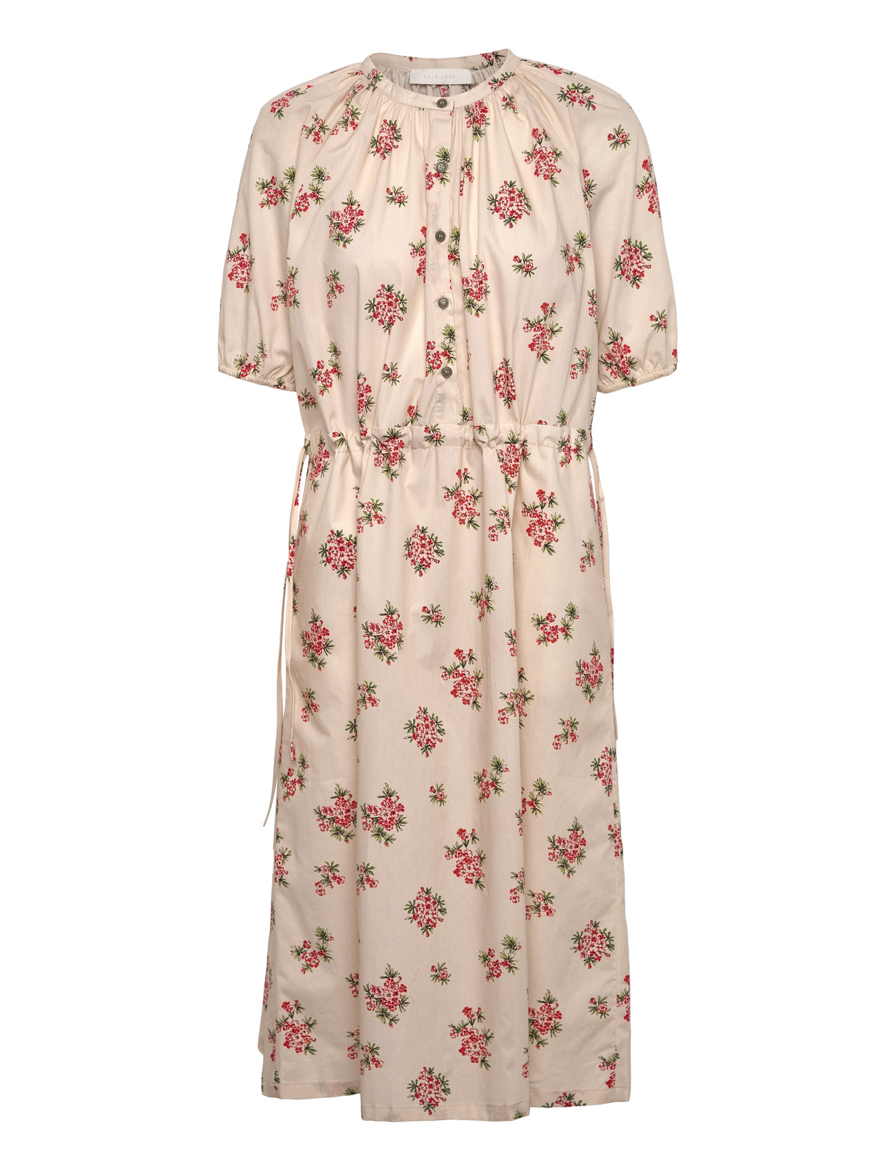 NAJA LAUF Cornelia Kleid Vintage Flower Cream - 34 - Damen