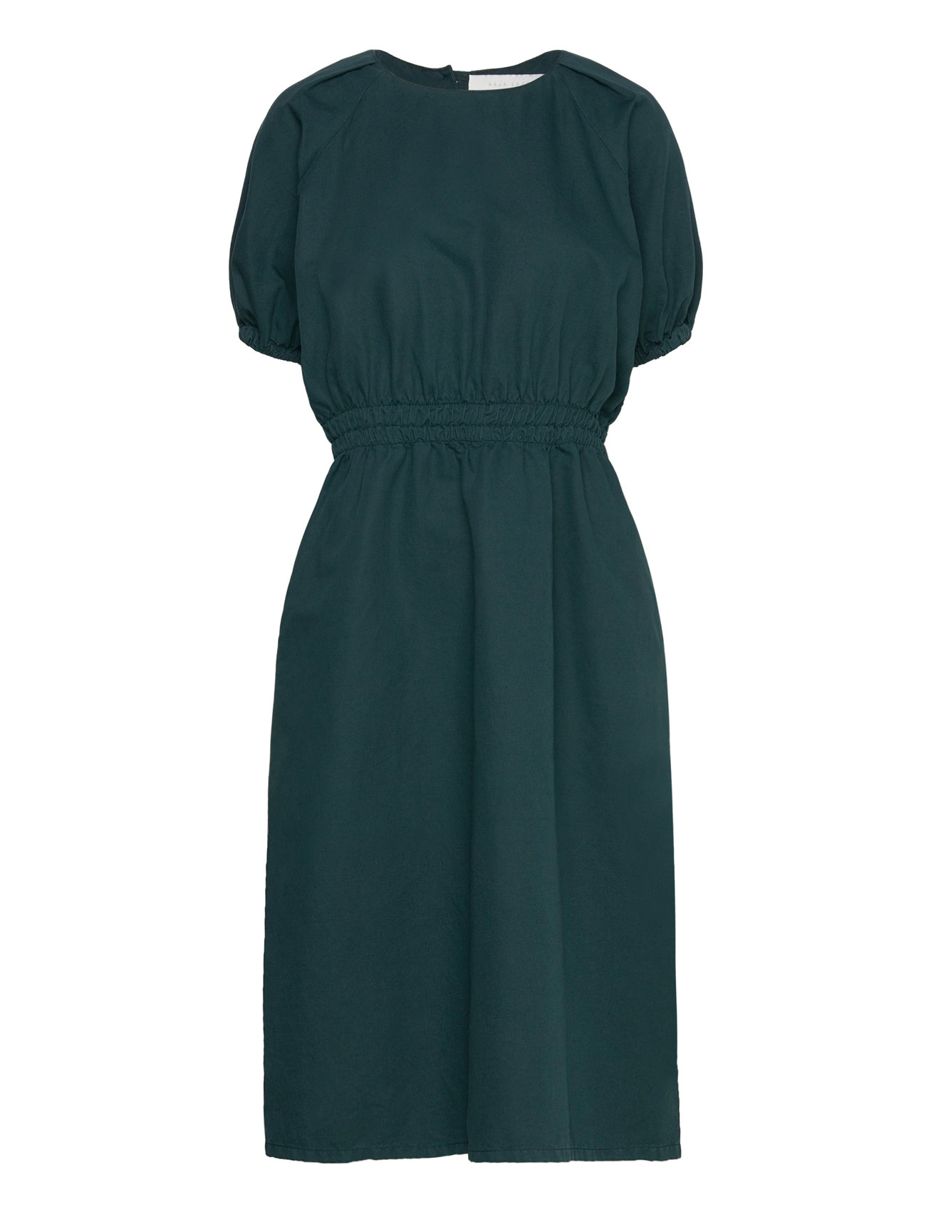 NAJA LAUF Puk Kleid Baumwolle Linen Khaki - 36 - Damen