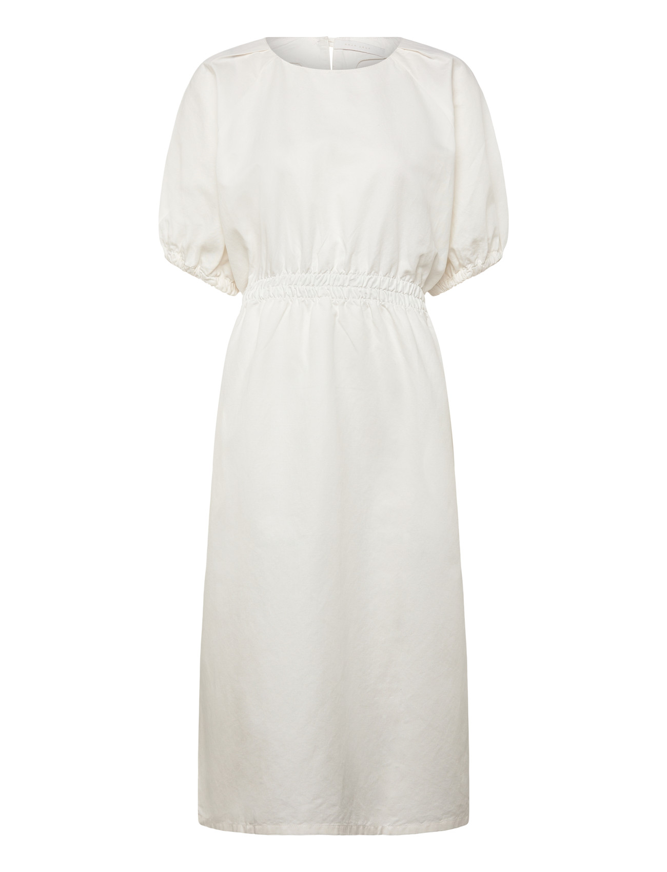 NAJA LAUF Puk Kleid Baumwolle Linen Cream - 42 - Damen