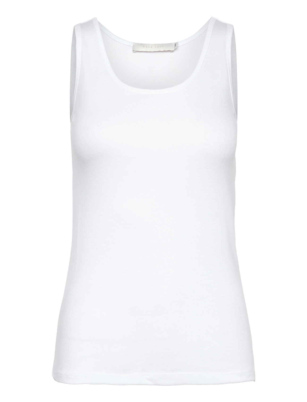 NAJA LAUF Sky Tanktop Bamboo Rib Weiß - XXS - Damen
