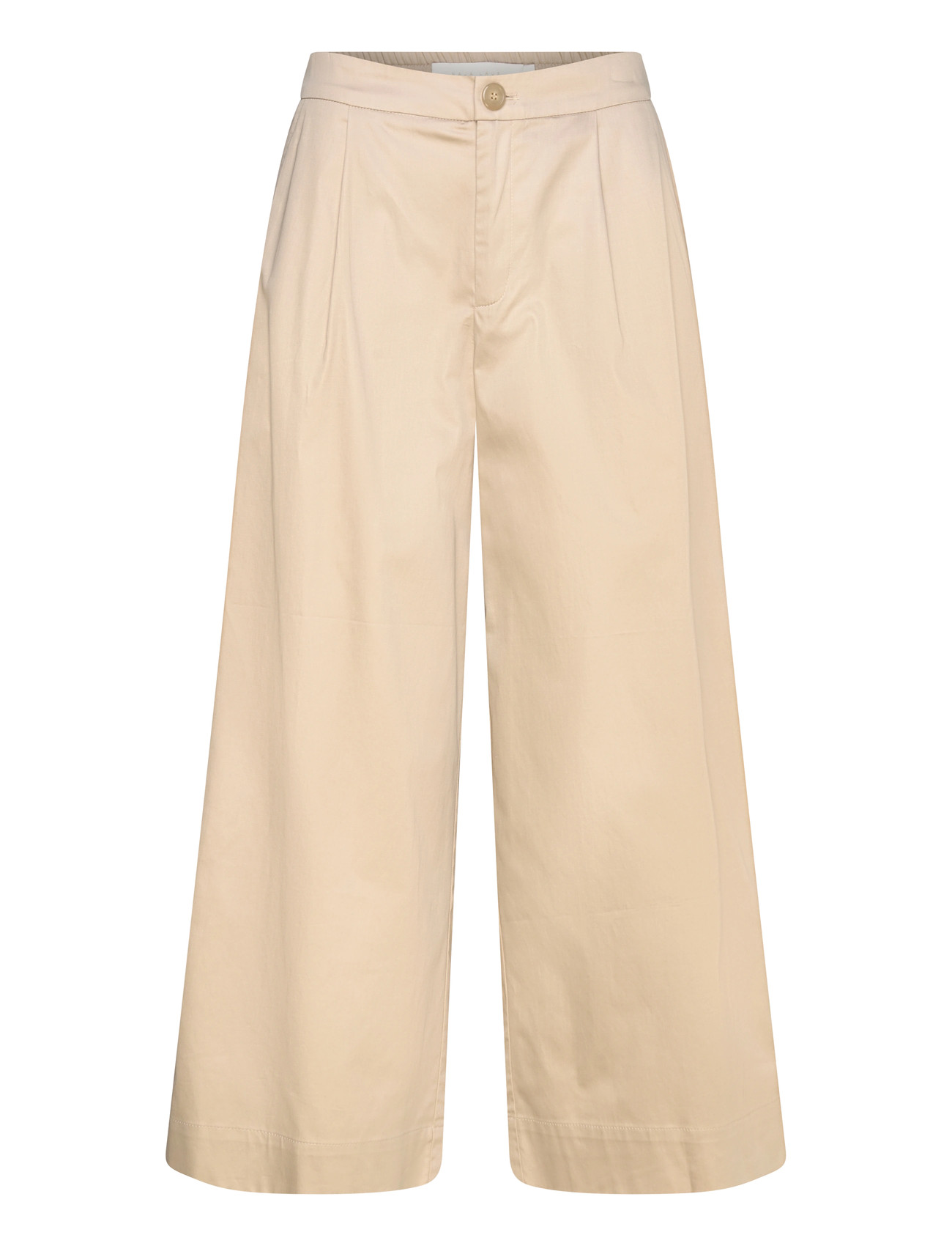 NAJA LAUF Nadine Hosen Sateen Poplin Beige - 40 - Damen