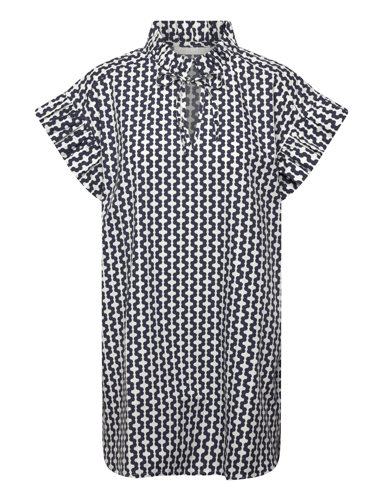 NAJA LAUF Tannie Bluse Dots In A Row Navy - 42 - Damen