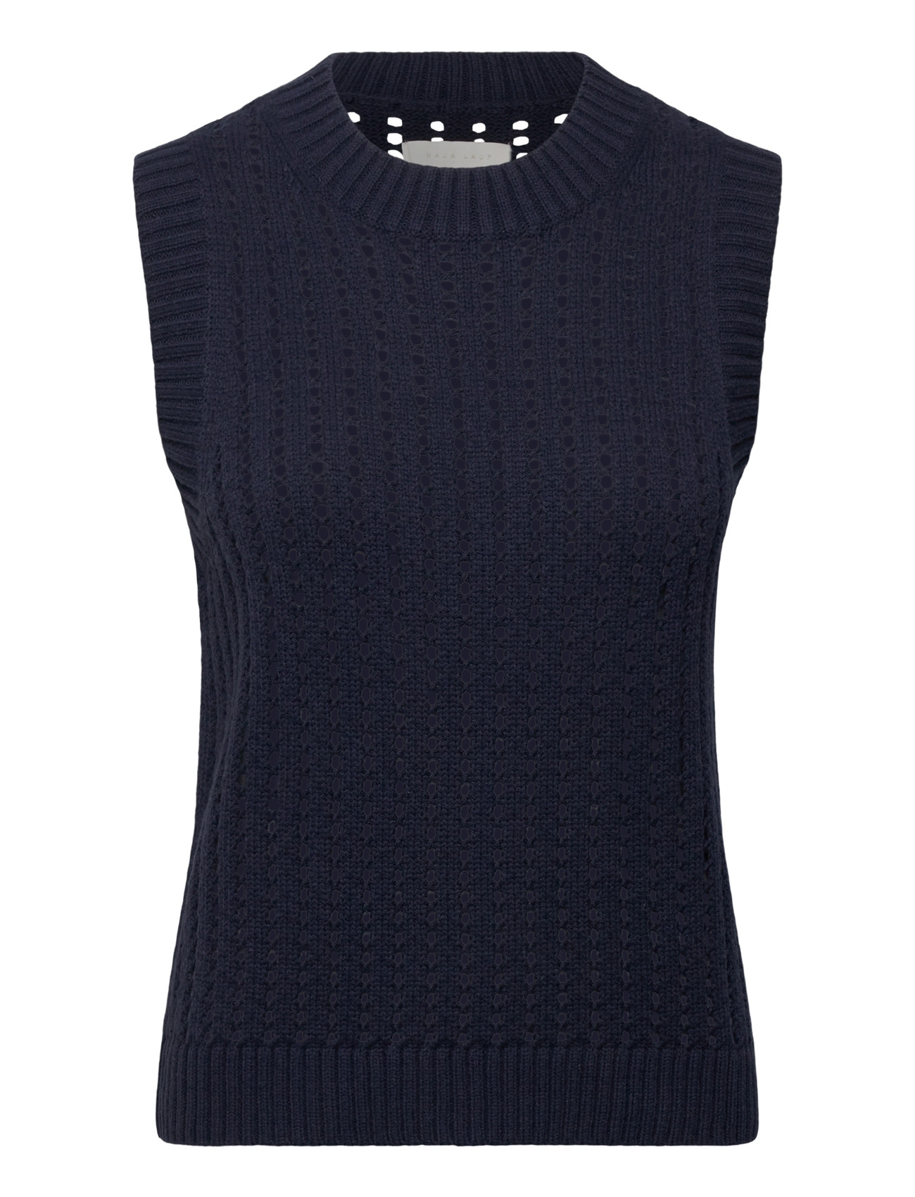 NAJA LAUF Nikita Pullover Open Knit Navy - XS - Damen