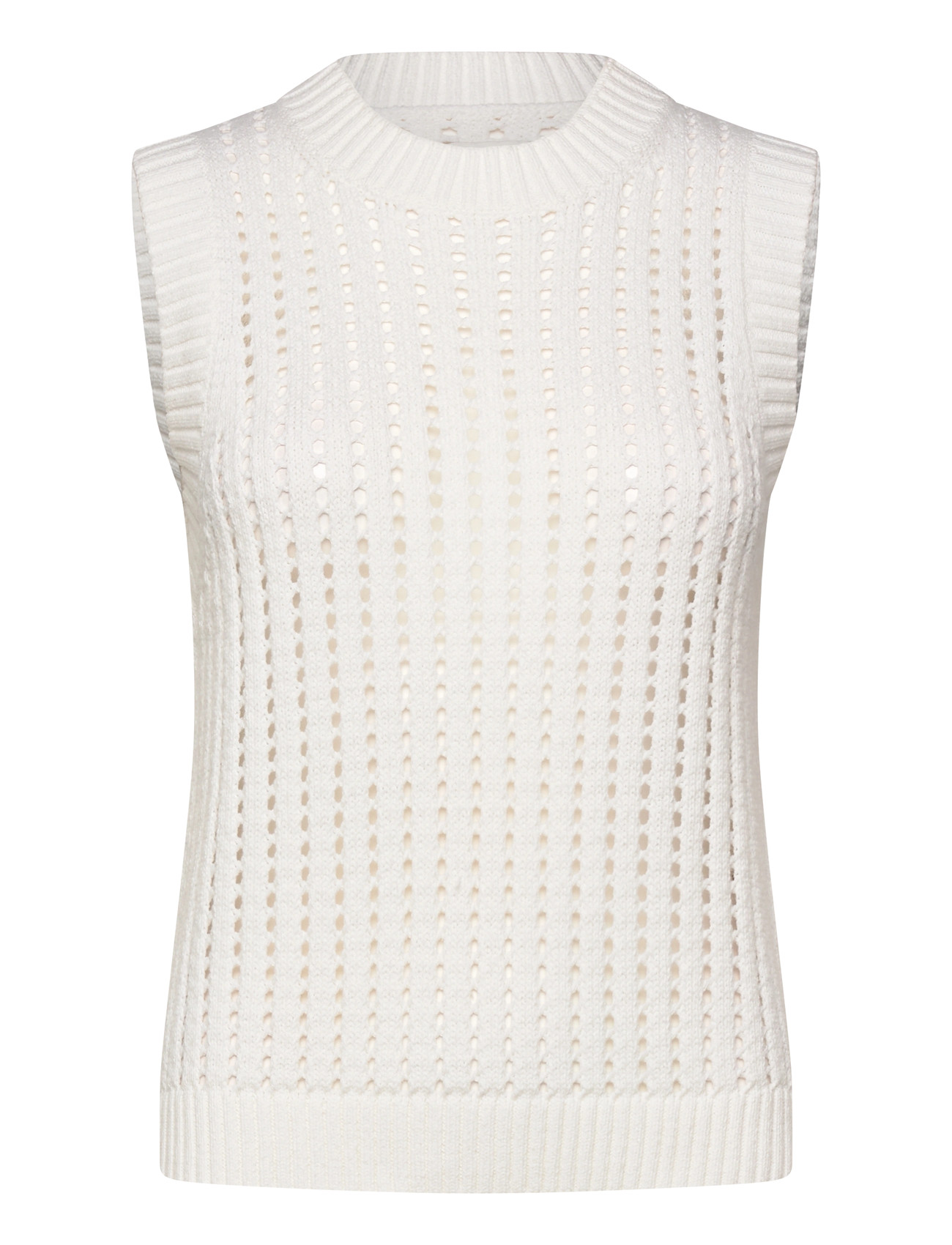 NAJA LAUF Nikita Pullover Open Knit Weiß - S - Damen