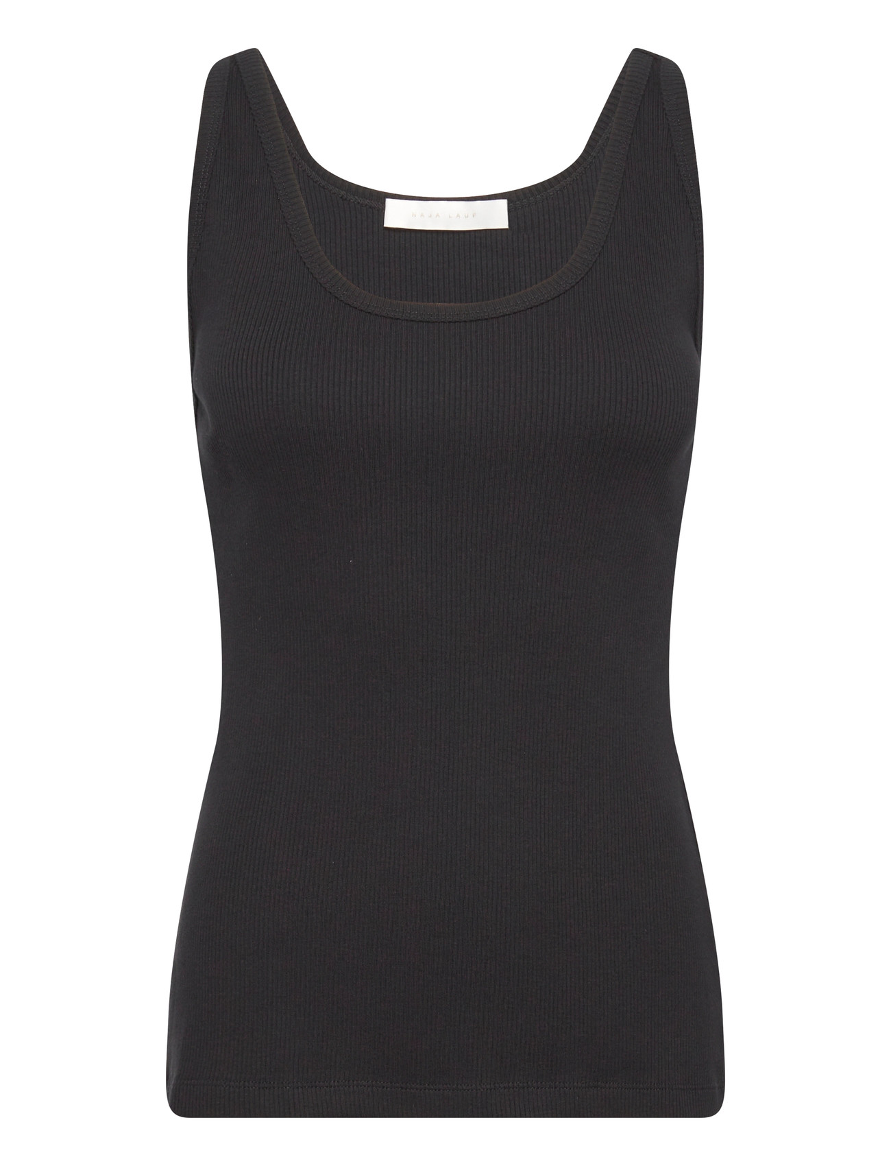 NAJA LAUF Star Tanktop Baumwolle Rib Schwarz - XS - Damen