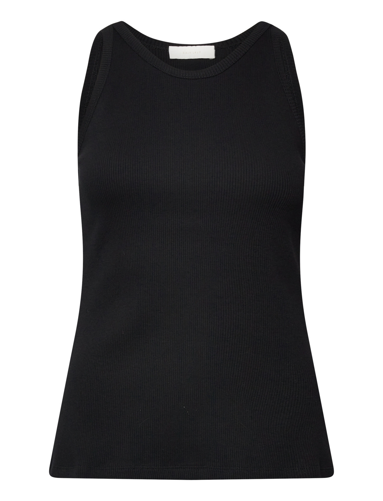 NAJA LAUF Satelite Tanktop Baumwolle Rib Schwarz - S - Damen
