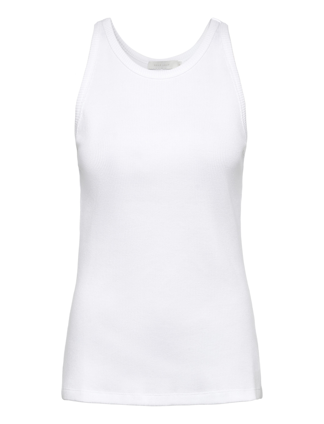 NAJA LAUF Satelite Tanktop Baumwolle Rib Weiß - XXS - Damen