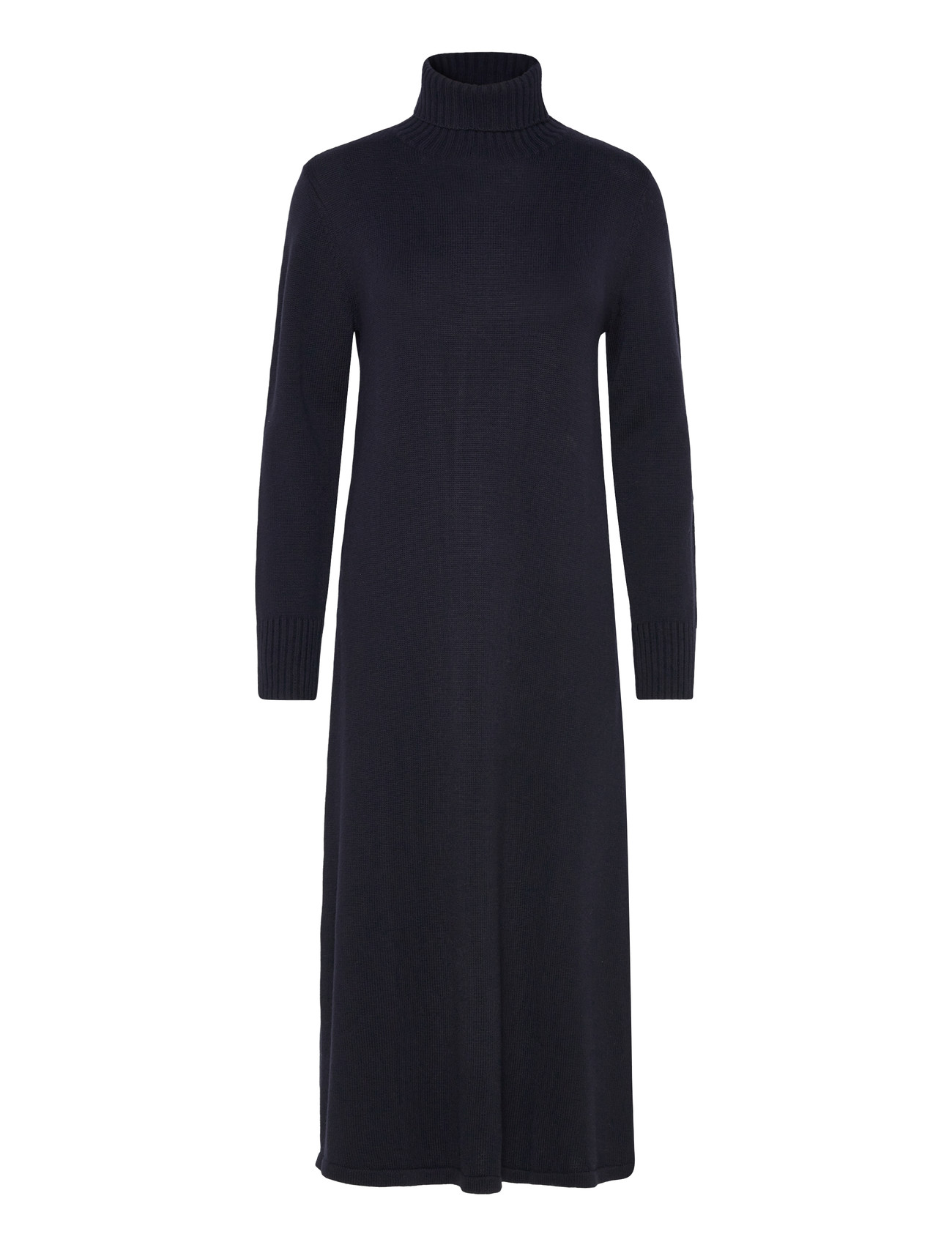 NAJA LAUF Regine Kleid Wolle Baumwolle Navy - M - Damen