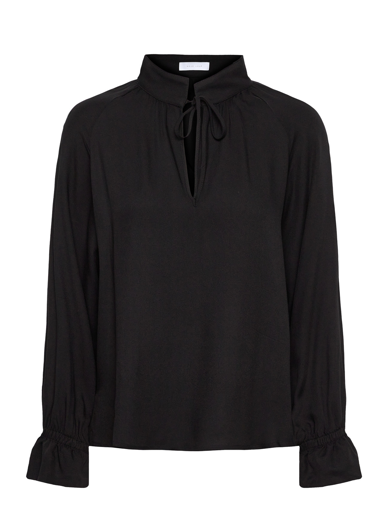 NAJA LAUF Peggy Bluse Winter Viscose Schwarz - 34 - Damen