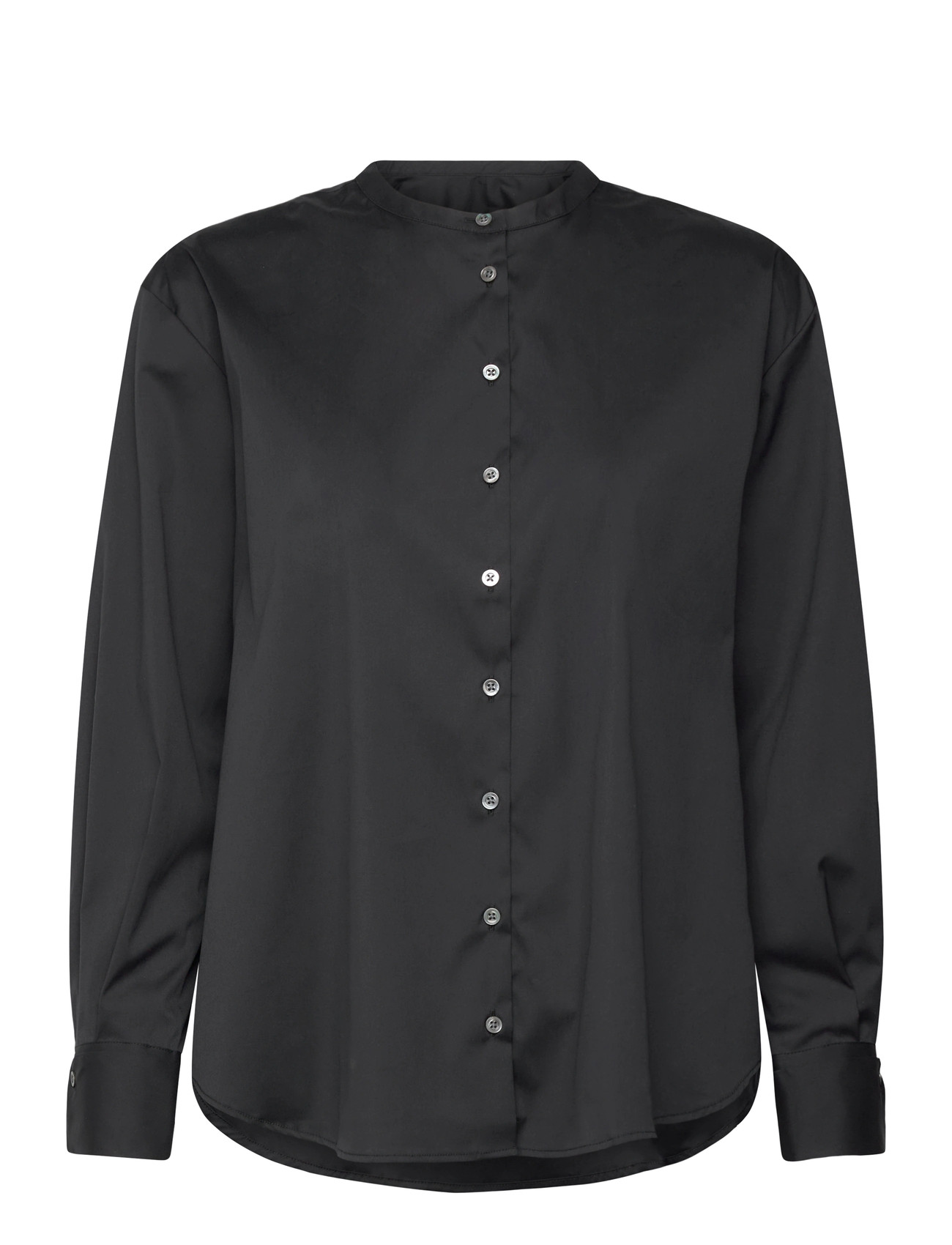 NAJA LAUF Lula Shirt Fancy Poplin Schwarz - 34 - Damen