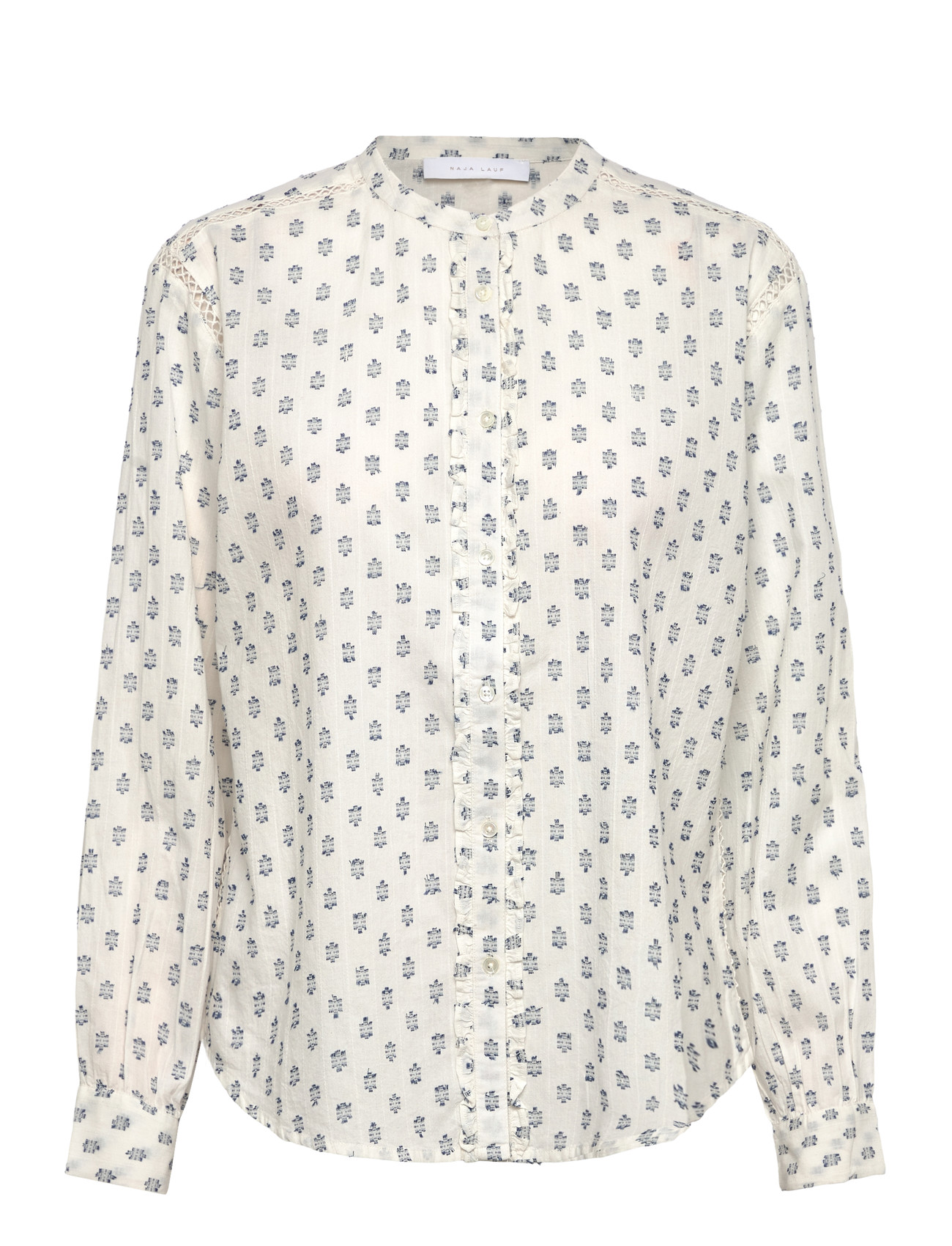NAJA LAUF Aida Shirt Deco Voile Cream - 32 - Damen