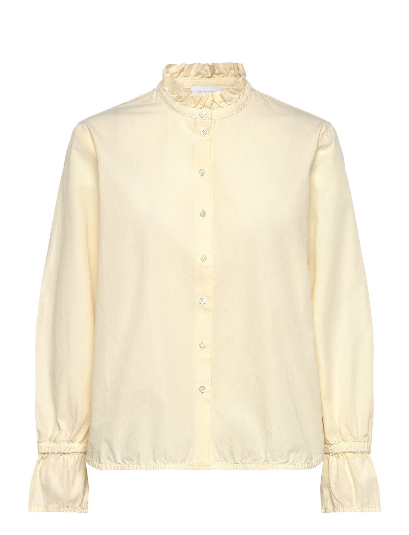 NAJA LAUF Dicte Shirt Paper Touch Cream - 34 - Damen