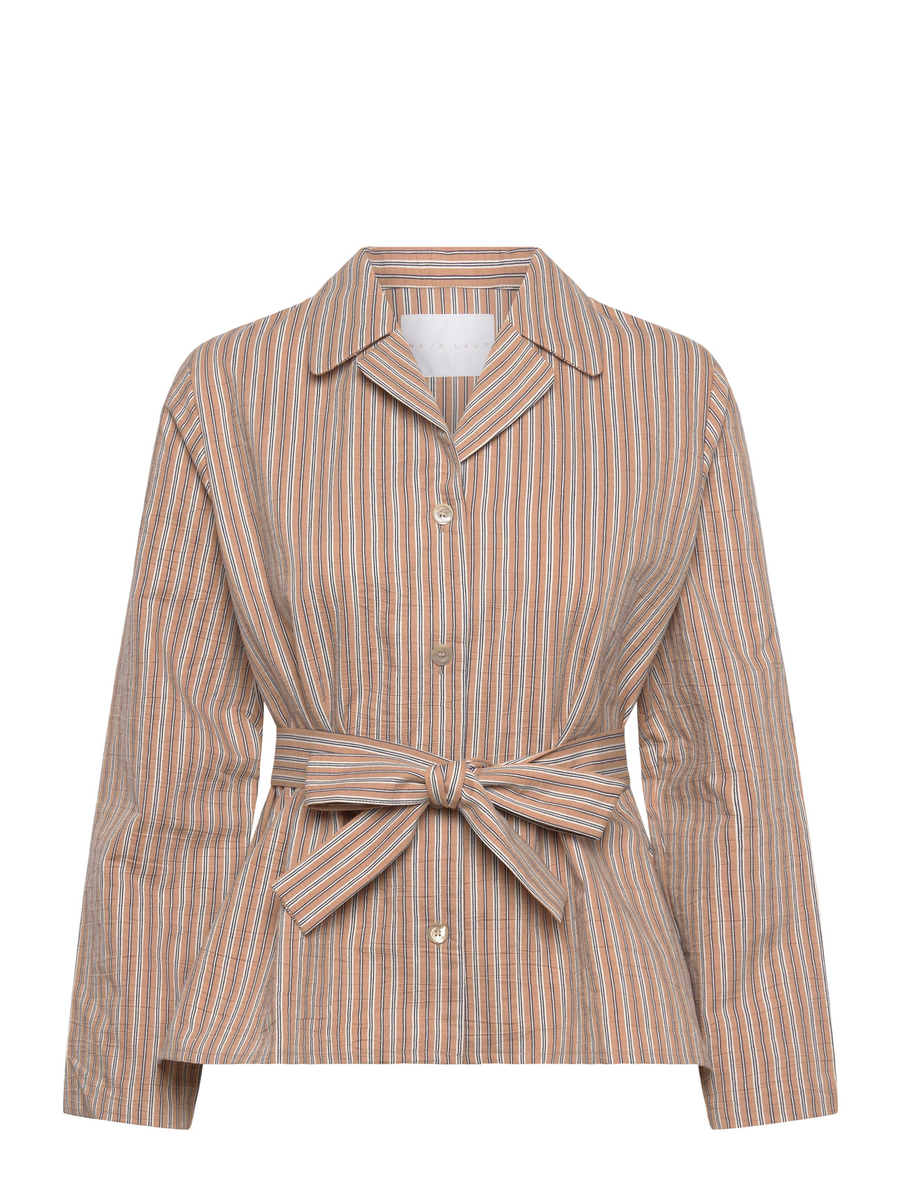 NAJA LAUF Lonnie Jacke Terracotta Stripe Rot - 32 - Damen
