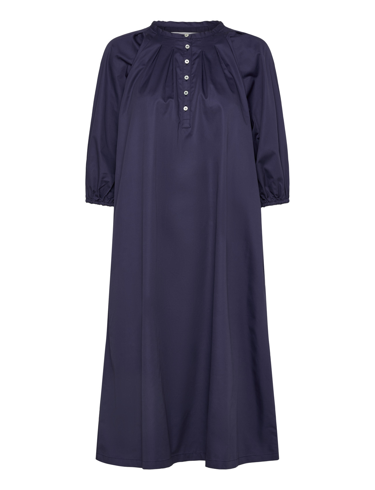 NAJA LAUF Nicole Kleid Baumwolle Sateen Navy - 44 - Damen