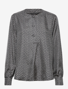 WICKY BLOUSE - blouses met lange mouwen - steel grey