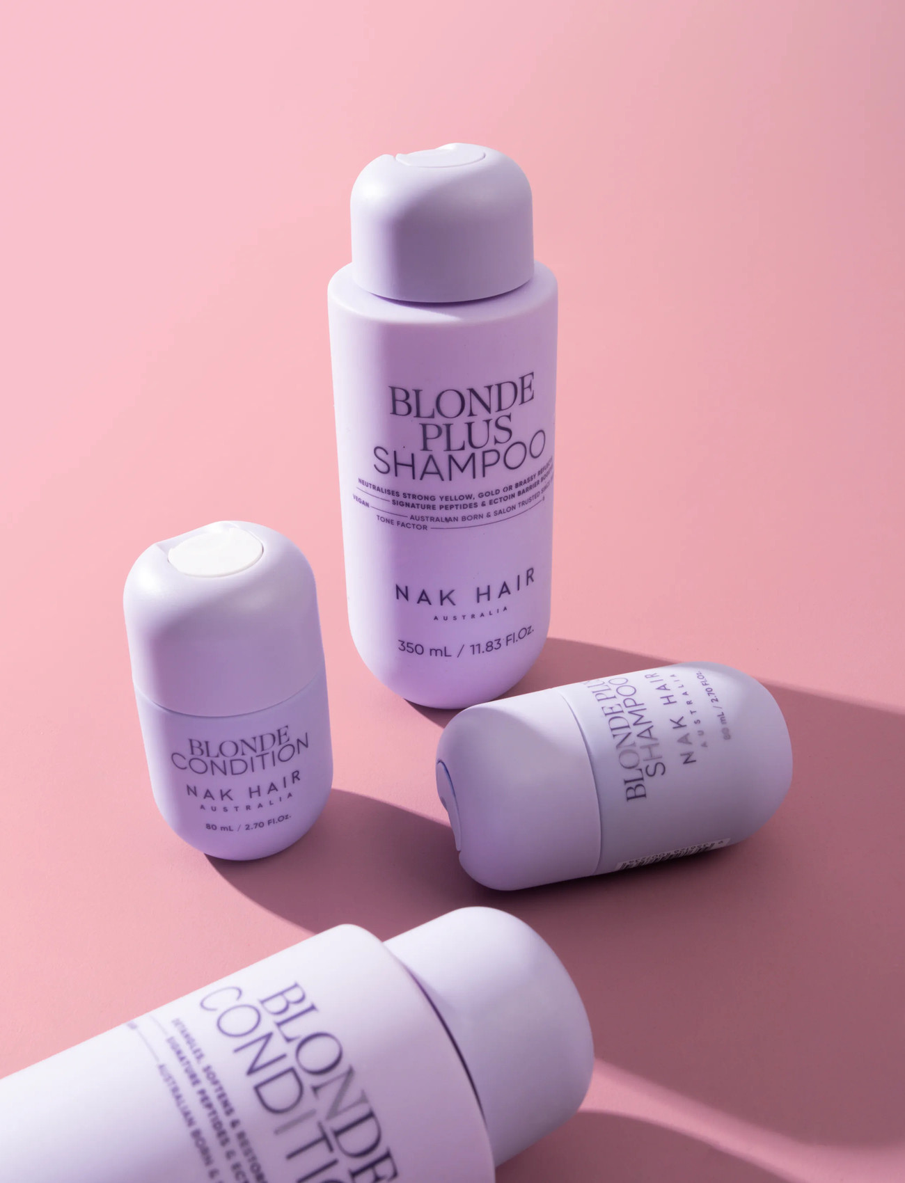 NAK HAIR Blonde Plus Shampoo, 80 ml, Nude, Pleje > Shampoo, Dame