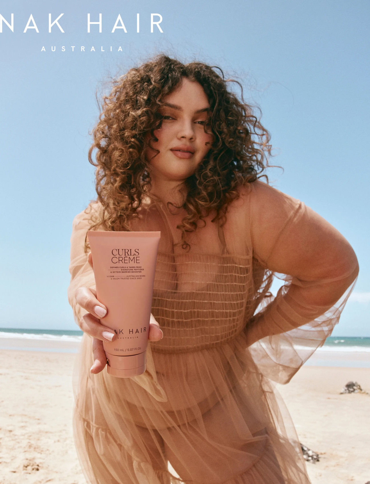 NAK HAIR Curls Creme, 150 ml, Nude, Styling > Stylingcreme, Dame