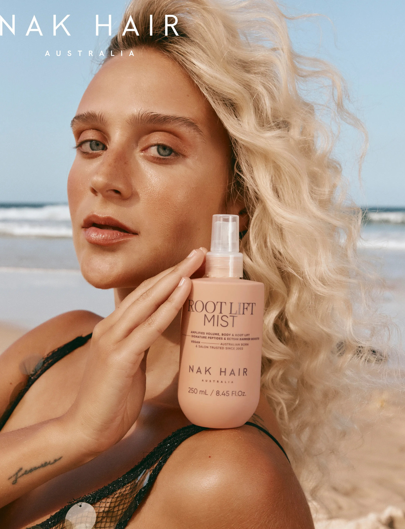 NAK HAIR Root Lift Mist, 150 ml, Nude, Styling > Hårtæpper, Dame
