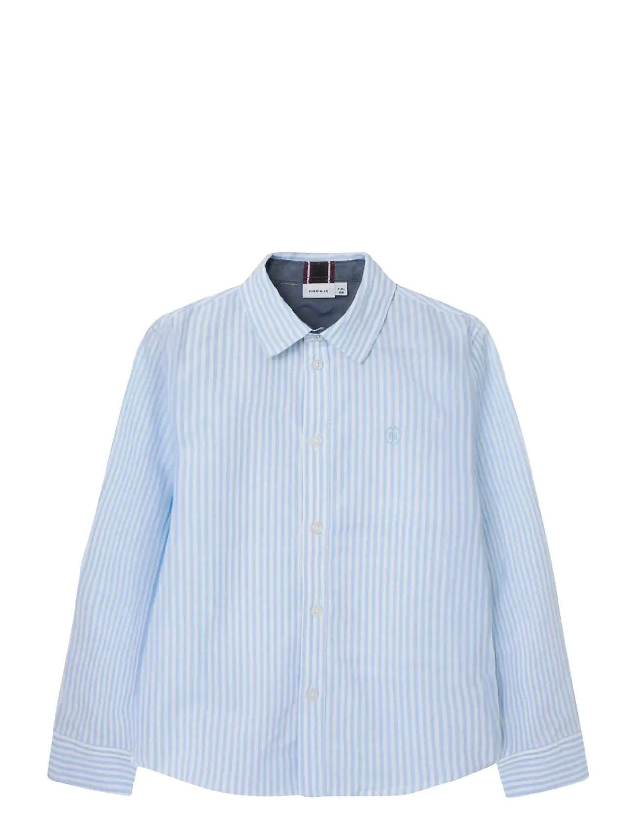 NAME IT Nkmnewsa Ls Shirt Noos Blau - 122-128 - Kinder