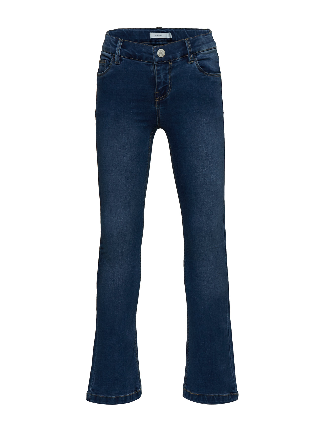 name it NKFPOLLY DNMINDIGO 3235 BOOTCUT PANT NOO - DARK BLUE DENIM