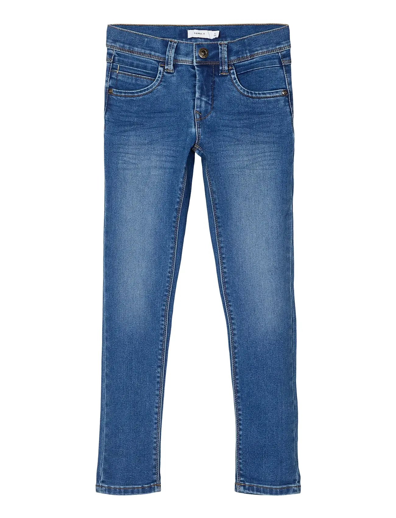 NAME IT Nkmsilas Xslim Jeans 2002-Tx Noos Blau - 122 - Kinder