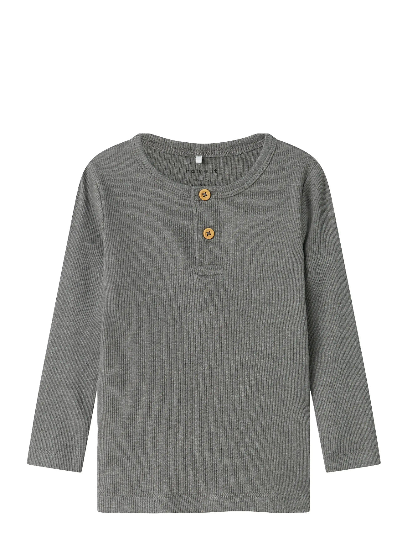 Nmmkab Ls Top Noos Grey Name It