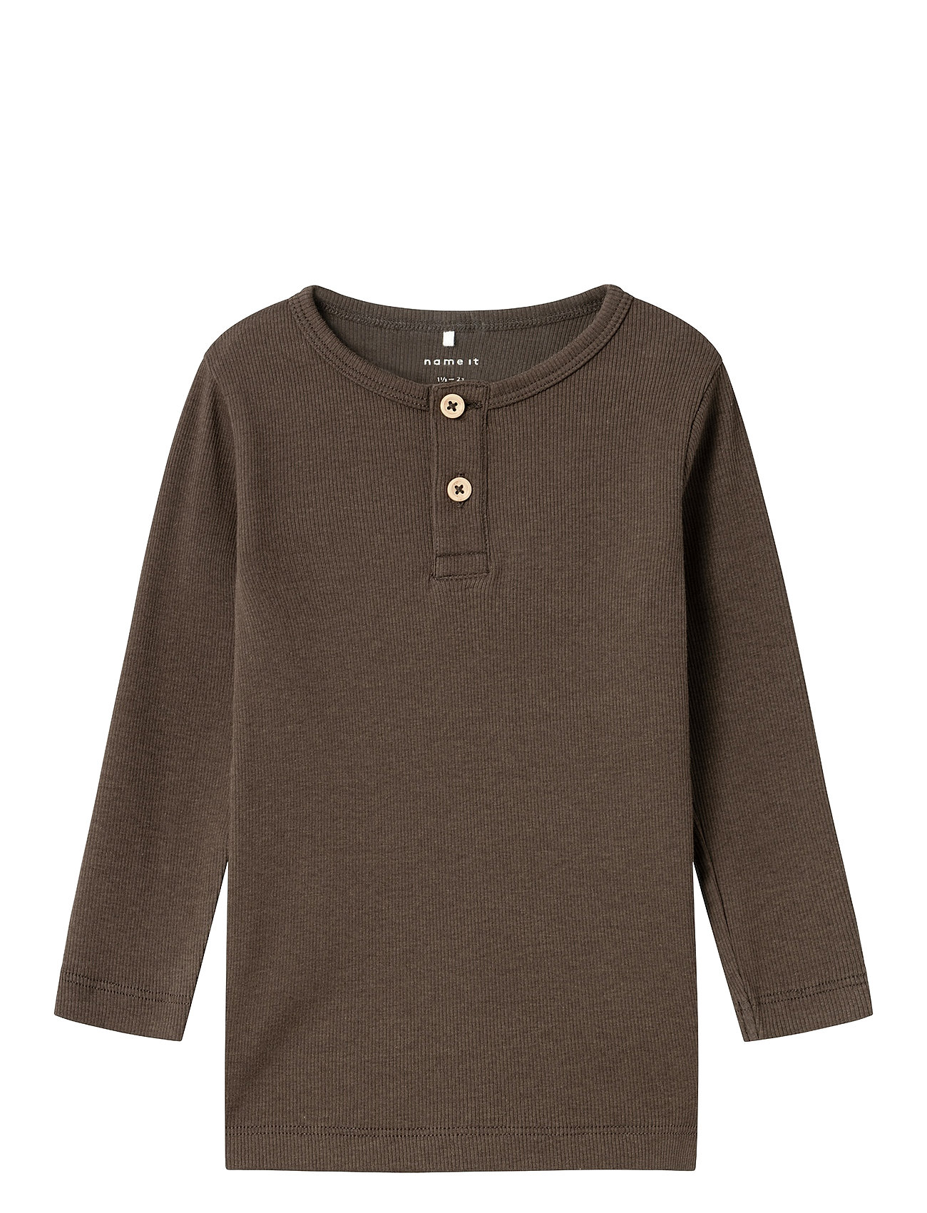 Nmmkab Ls Slim Top Brown Name It