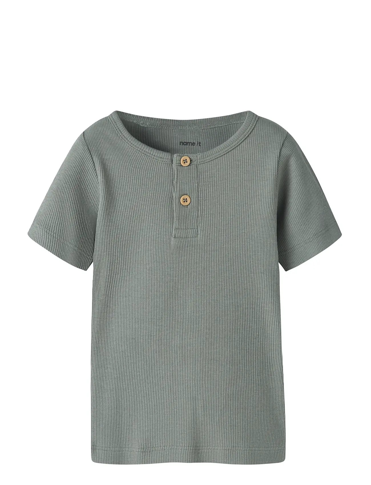 NAME IT Nmmkab Ss Oberteil Noos Khaki - 122-128 - Kinder
