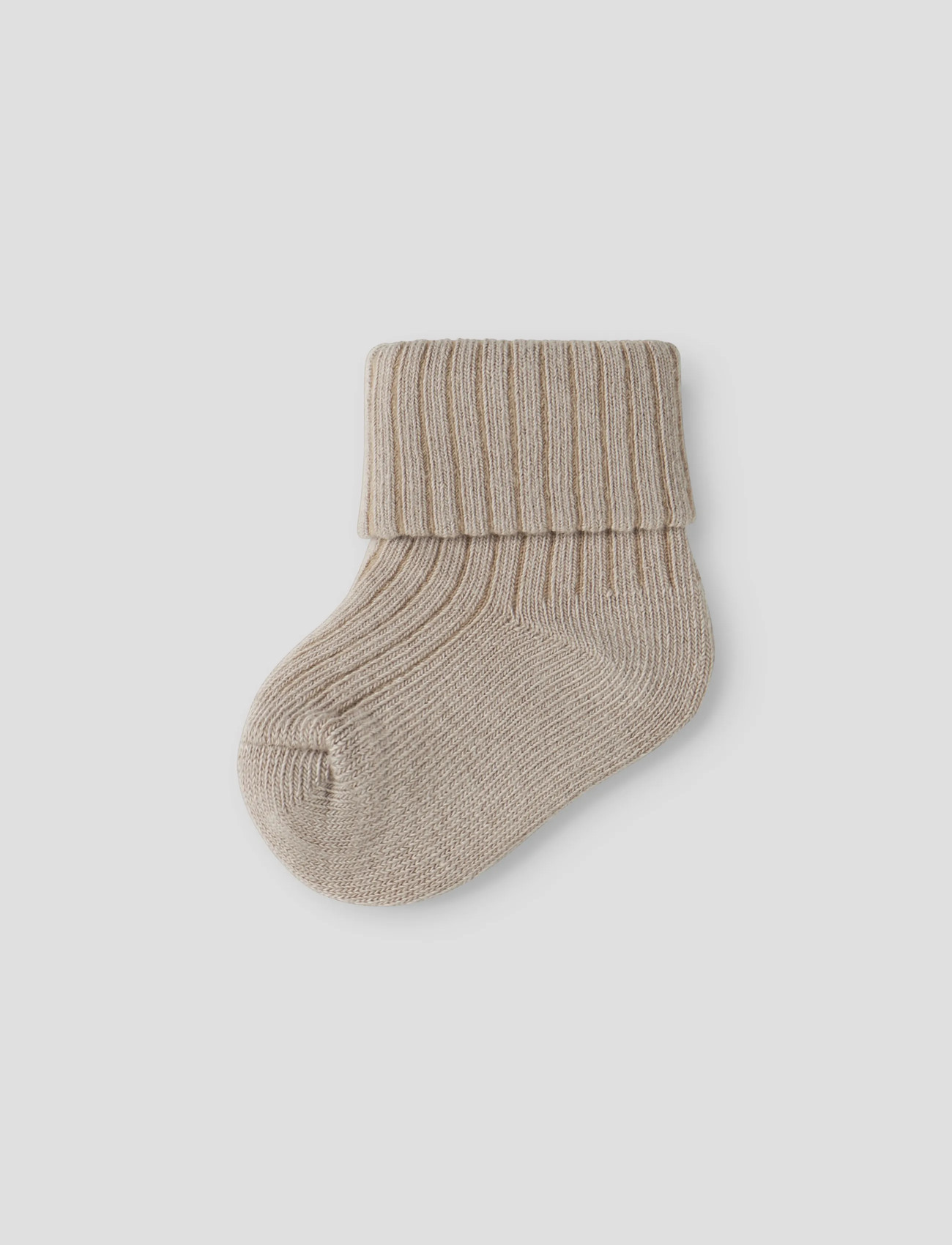 name it Nbmnobbu Sock, 74-80, Beige, Sokker Og Strømpebukser > Babysokker, Børn