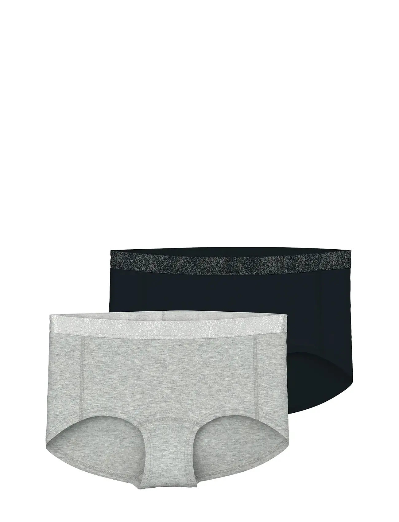 name it Nkfhipster 2P Noos, 122-128, Grey, Undertøj > Trusser, Børn