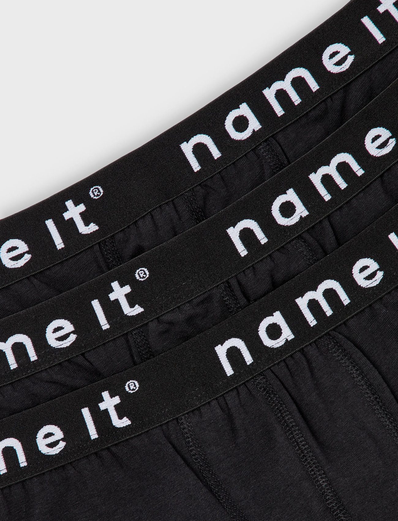 name it Nkmboxer 3P Noos, 122-128, Black, Undertøj > Underbukser, Børn