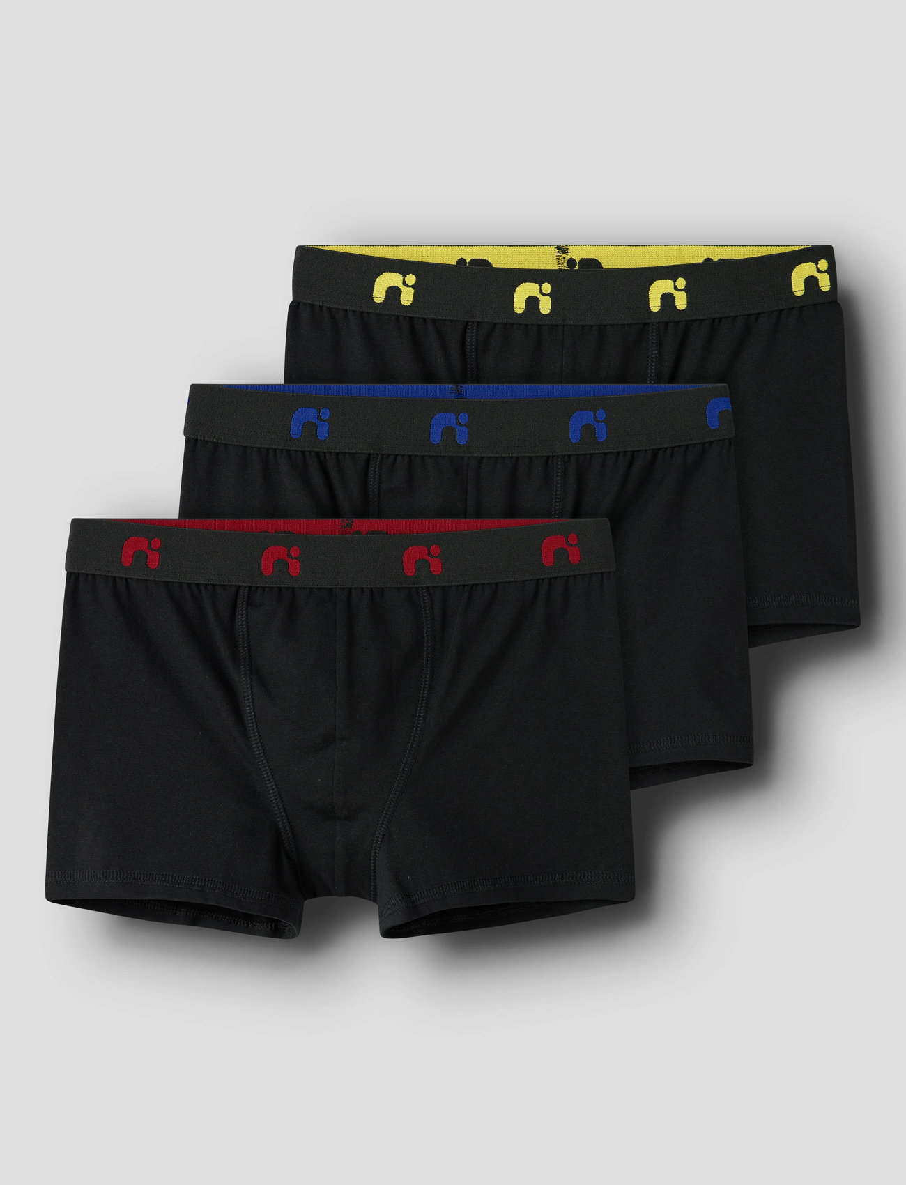 name it Nkmboxer 3P Noos, 122-128, Black, Undertøj > Underbukser, Børn
