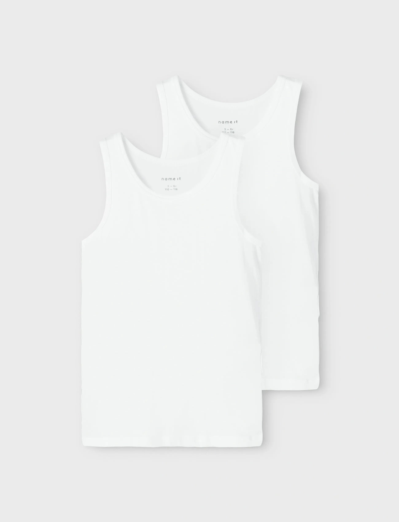 name it Nkmtank Top 2P Noos, 158-164, White, Undertøj > Toppe, Børn