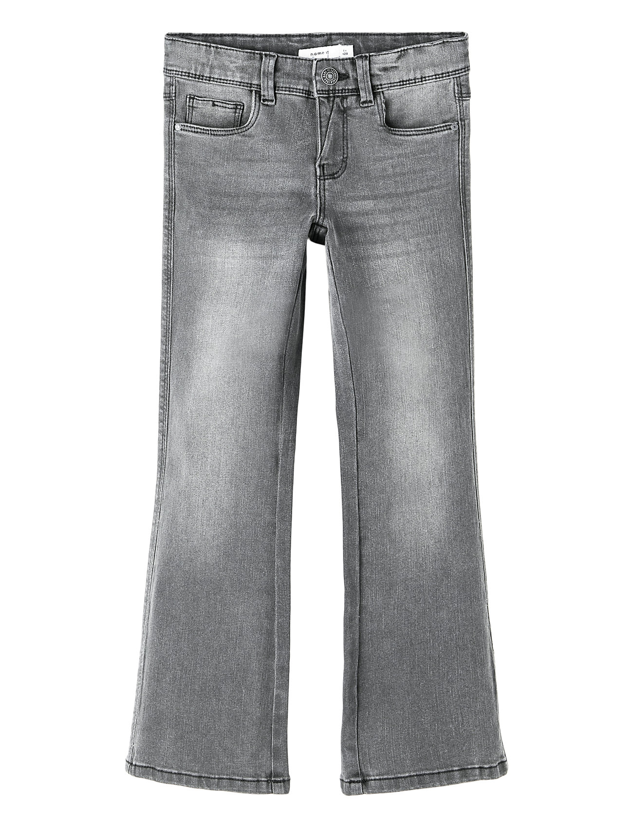 Name It Nkfpolly Skinny Boot Jeans 1142-Au Noos Grå