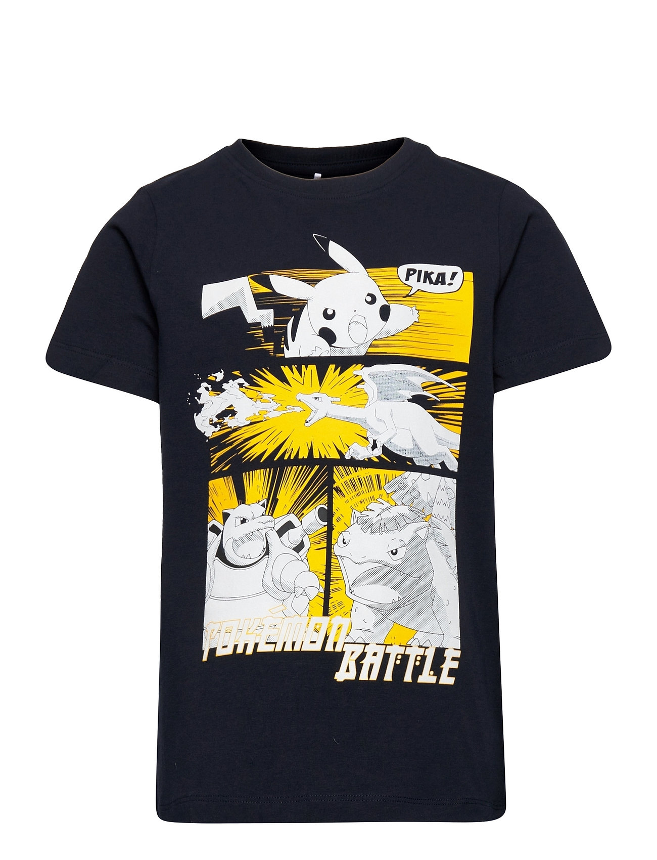 name it Nkmfreddie Pokemon Ss Top Box Bfu T-shirt Sort Name It*Betinget Tilbud
