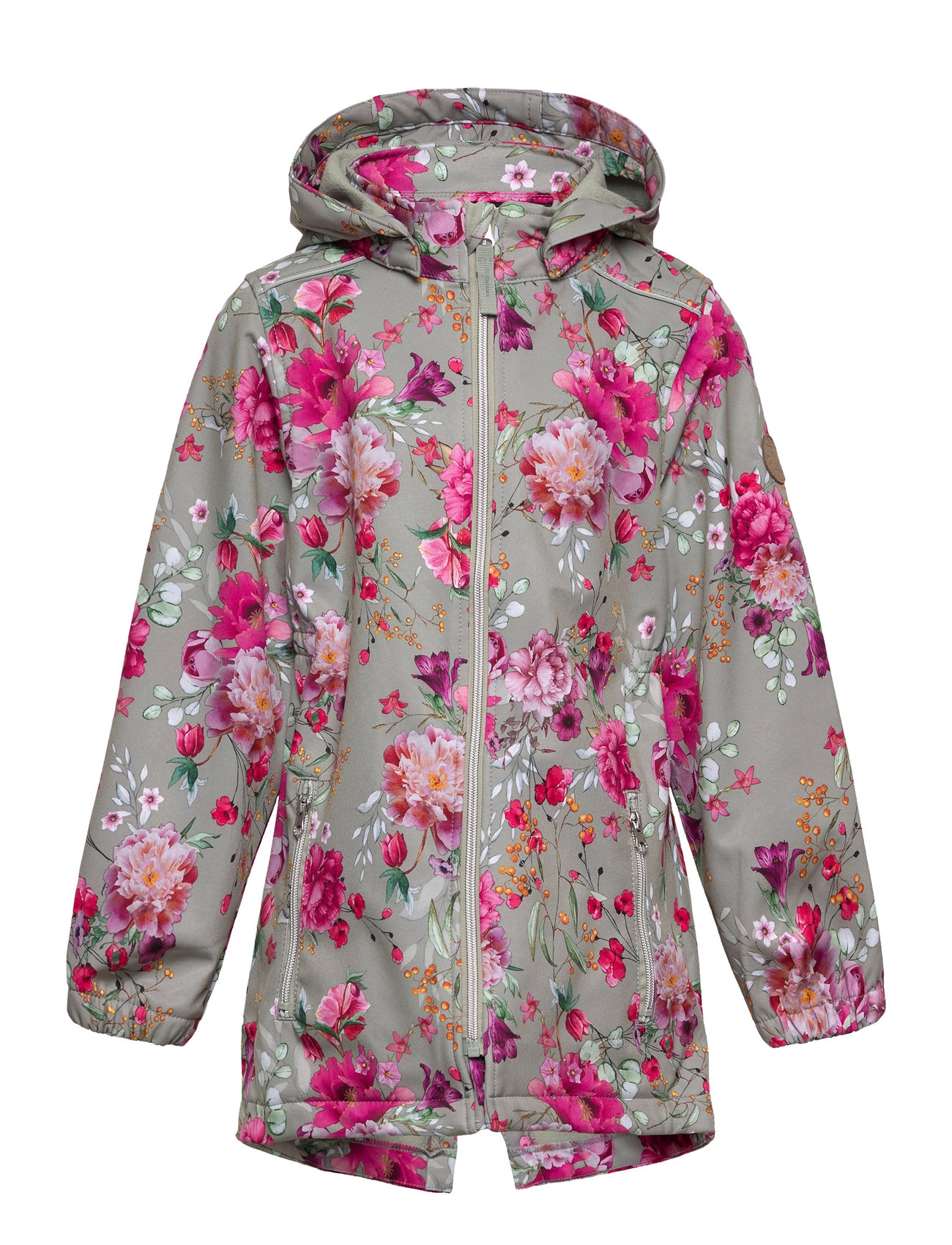 Nkfalfa Jacket Long Floral Fo Outerwear Shell Clothing Shell Jacket Multi/patterned Name It