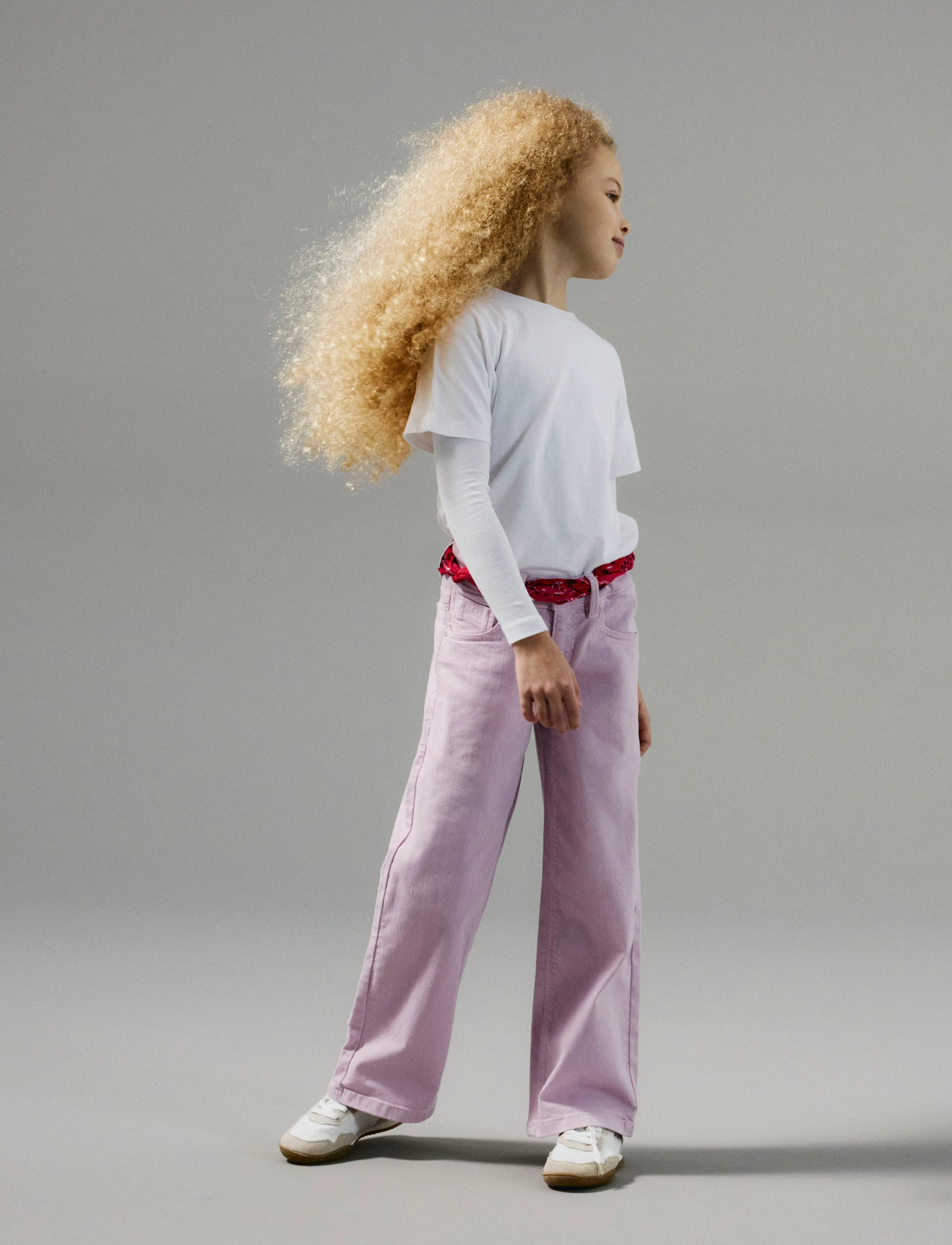 name it Nkfrose Wide Twi Pant 1115-Tp Noos, 164, Pink, Jeans > Vidde Jeans, Børn
