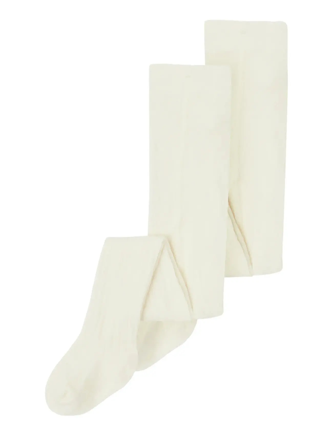 Nknpantyhose Rib 2P Noos Cream Name It