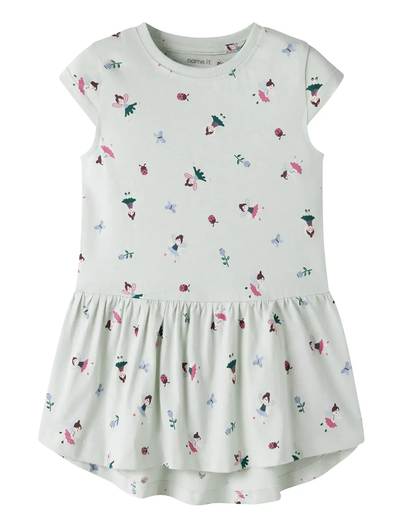 NAME IT Nmfvigga Capsl Kleid F1 Noos Grün - 122 - Kinder