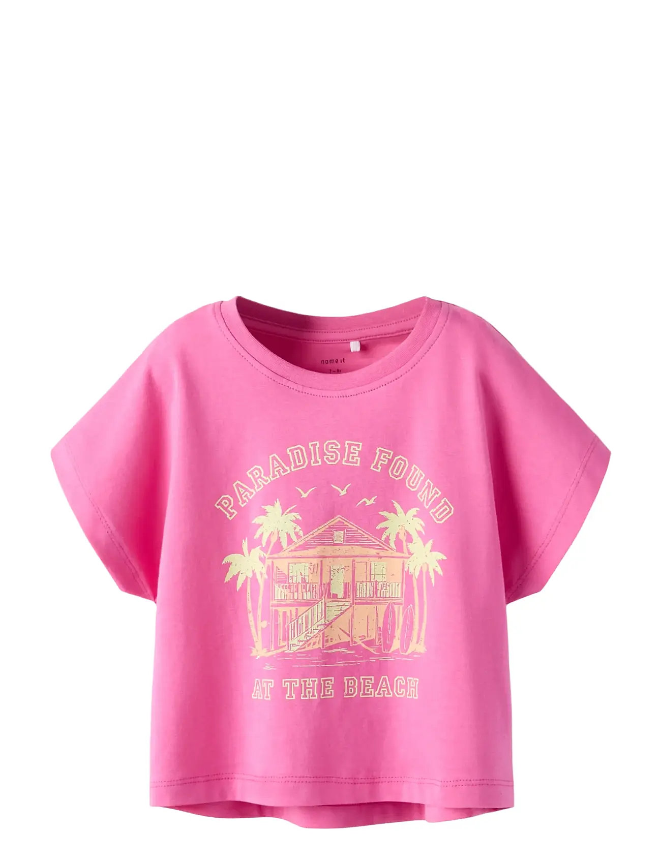 NAME IT Nkfvilma Capsl Crop Oberteil F1 Noos Pink - 116 - Kinder