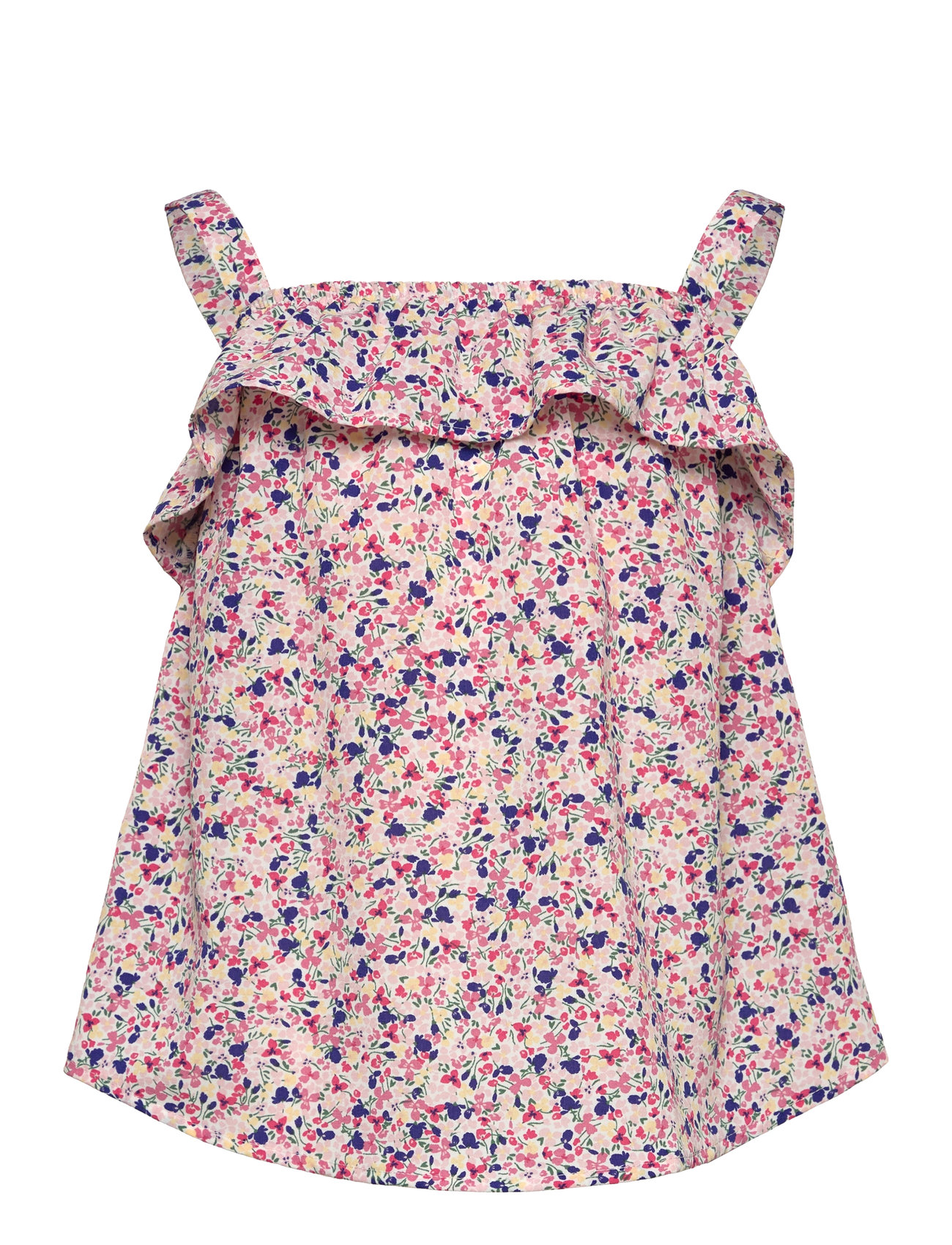 Nkfvinaya Flounce Strap Top Fff Pink Name It