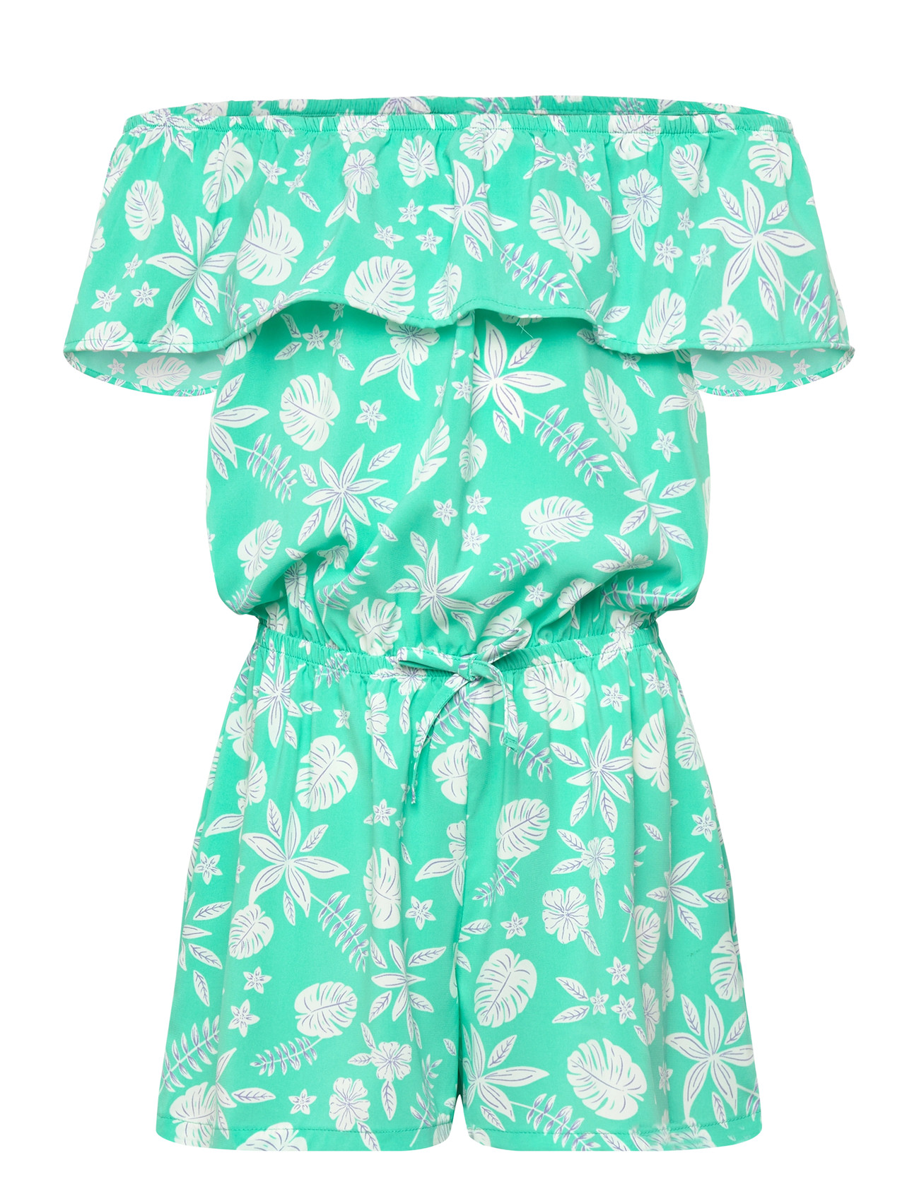 name it Nkfvinaya Ss Playsuit Fffff Noos, 146, Green > Jumpsuits, Børn