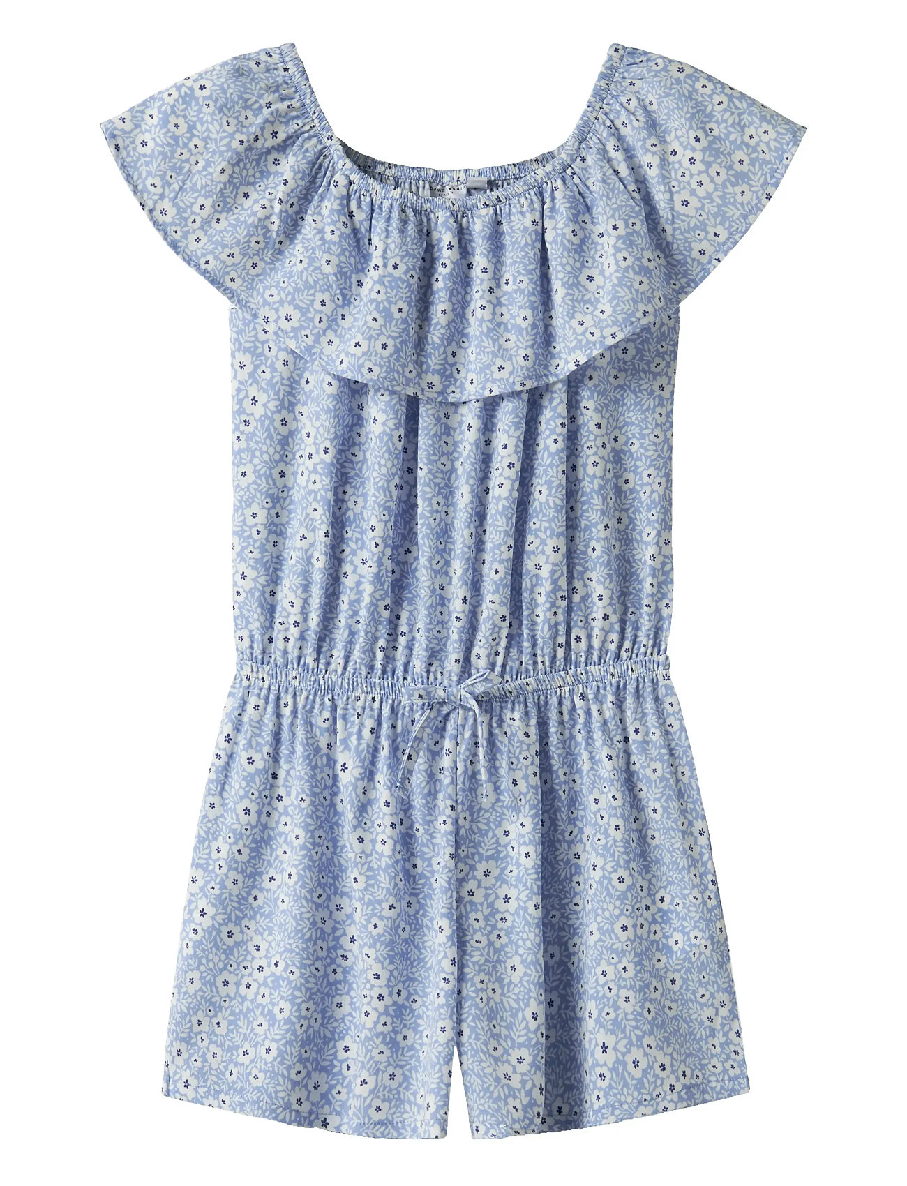 NAME IT Nkfvinaya Ss Playsuit Fffff Noos Blau - 122 - Kinder