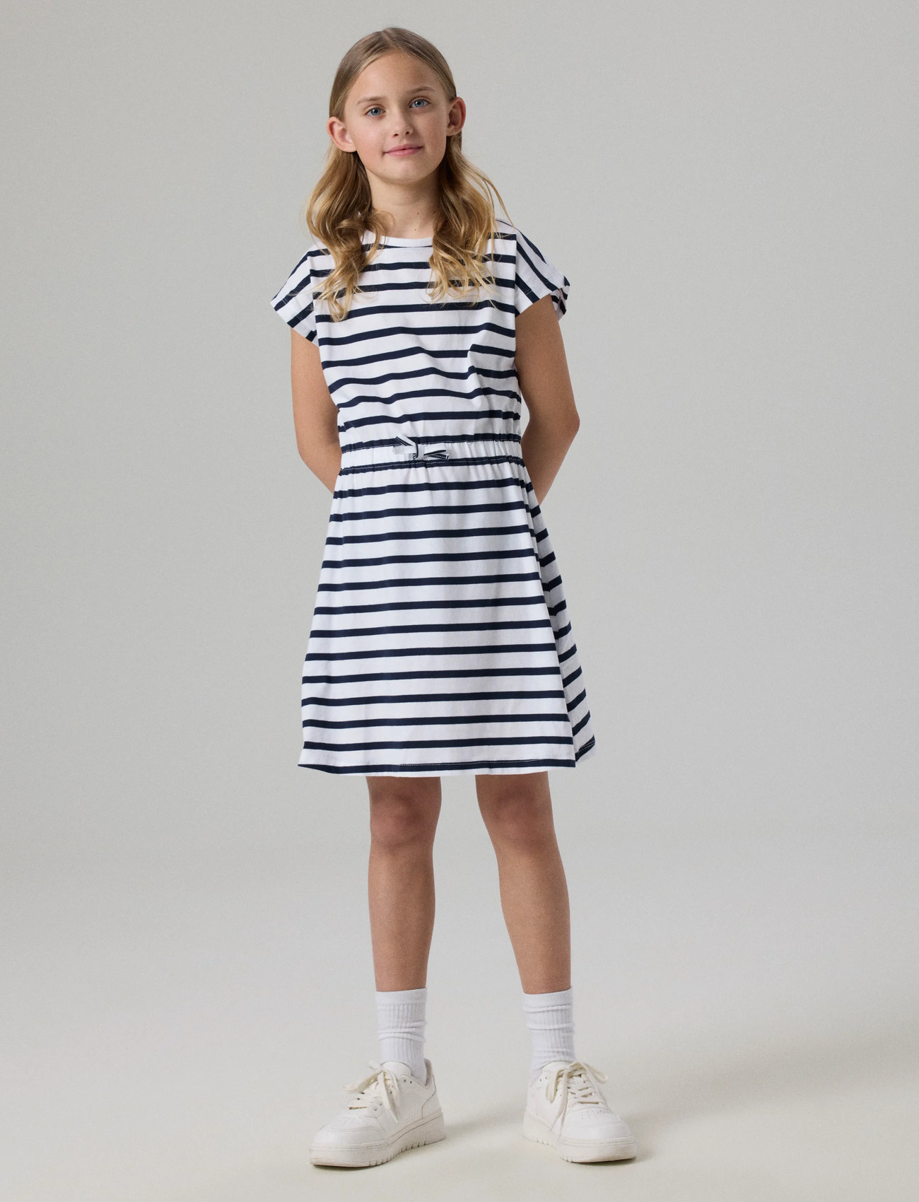 Dark Sapphire Stripes Mie Kjole Noos str. 152