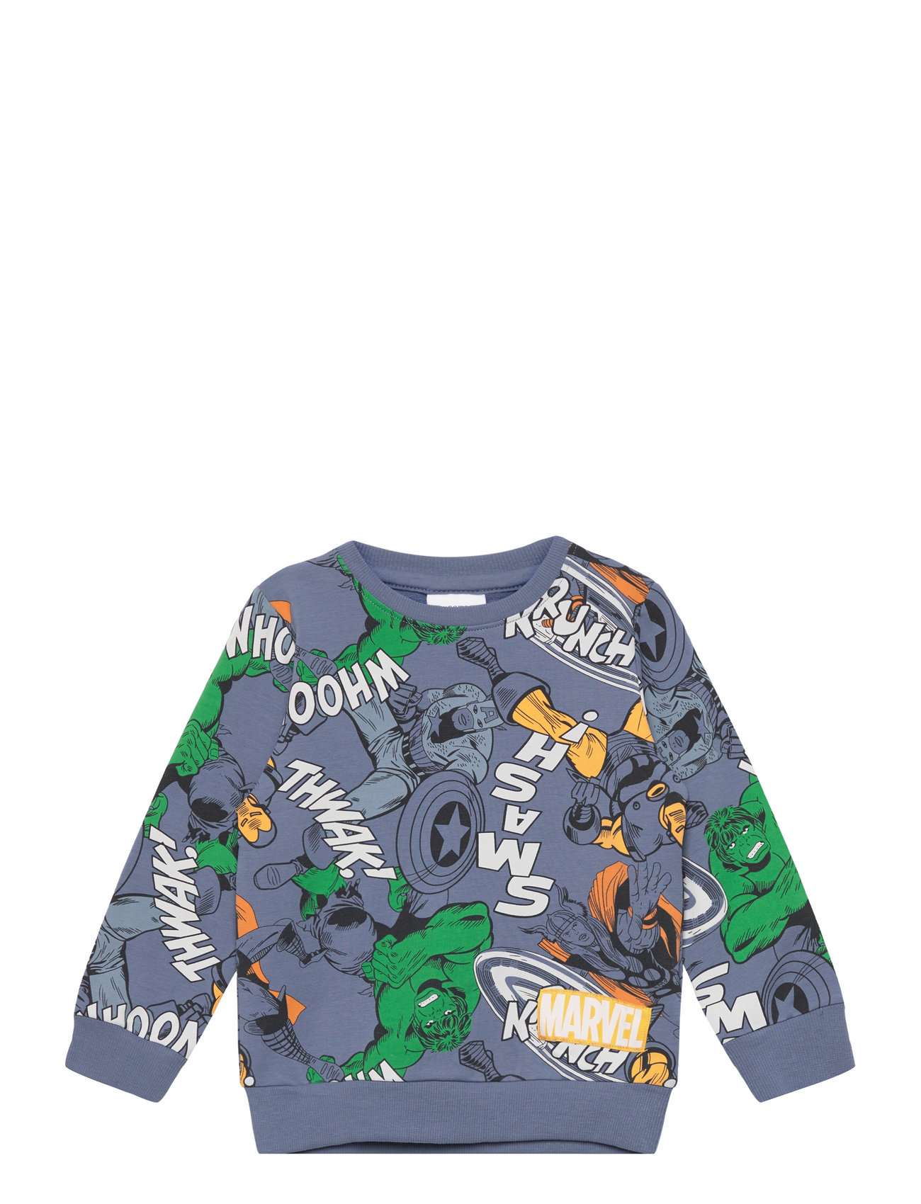 Nmmjaakko Marvel Sweat Unb Mar Tops Sweatshirts & Hoodies Sweatshirts Multi/patterned Name It