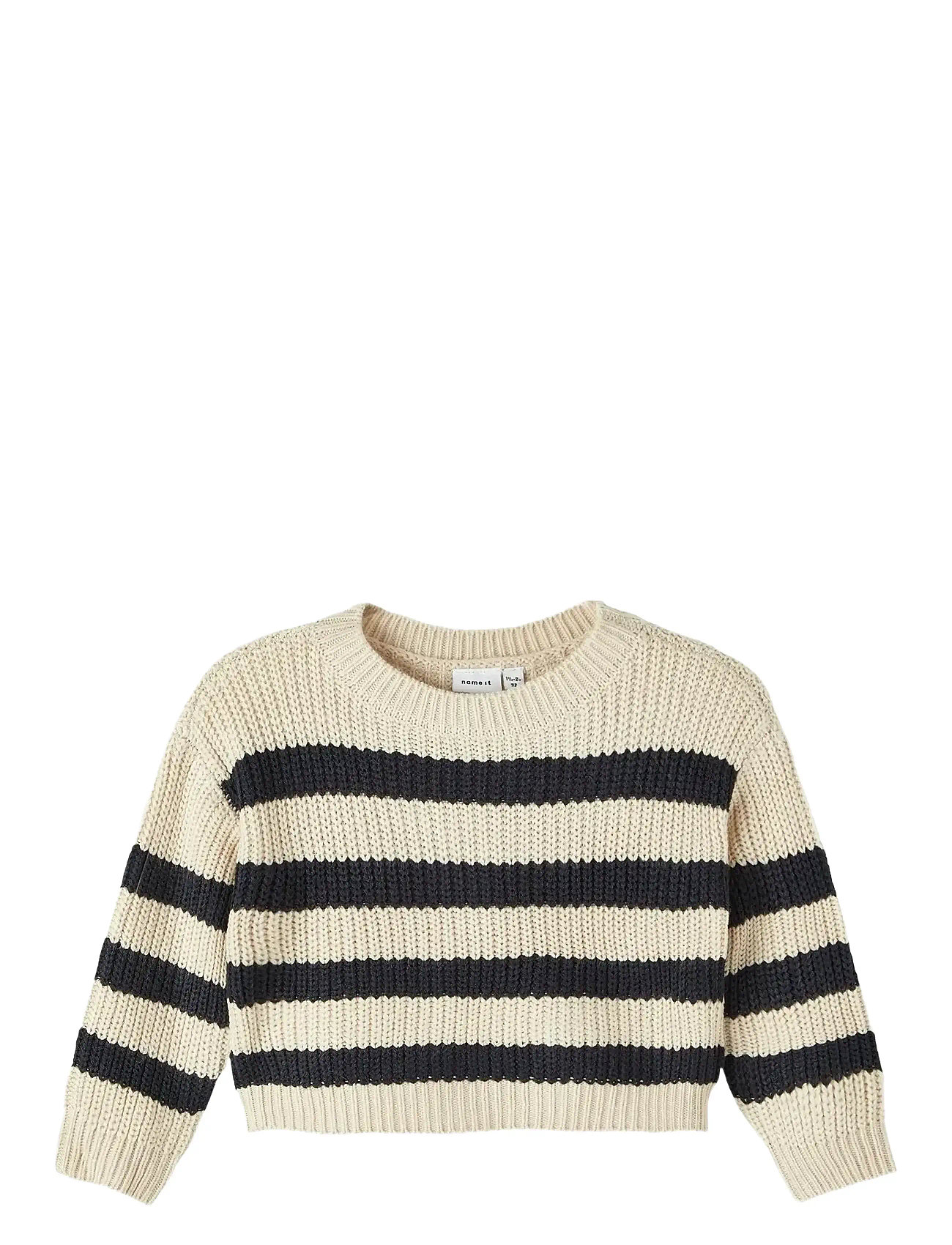 Nmfriony Ls Boxy Short Knit Pb Patterned Name It