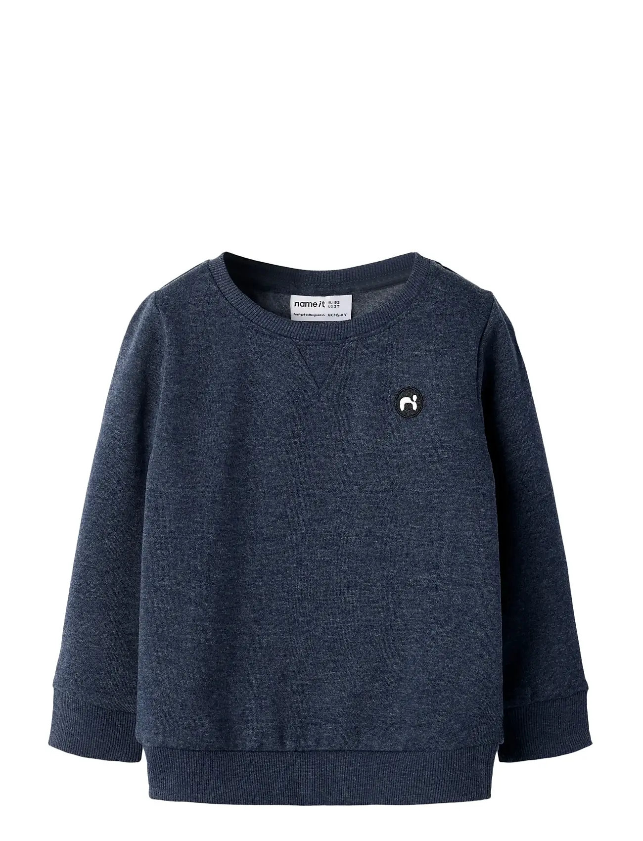 Nmmvimo Ls Sweat Bru Noos Navy Name It