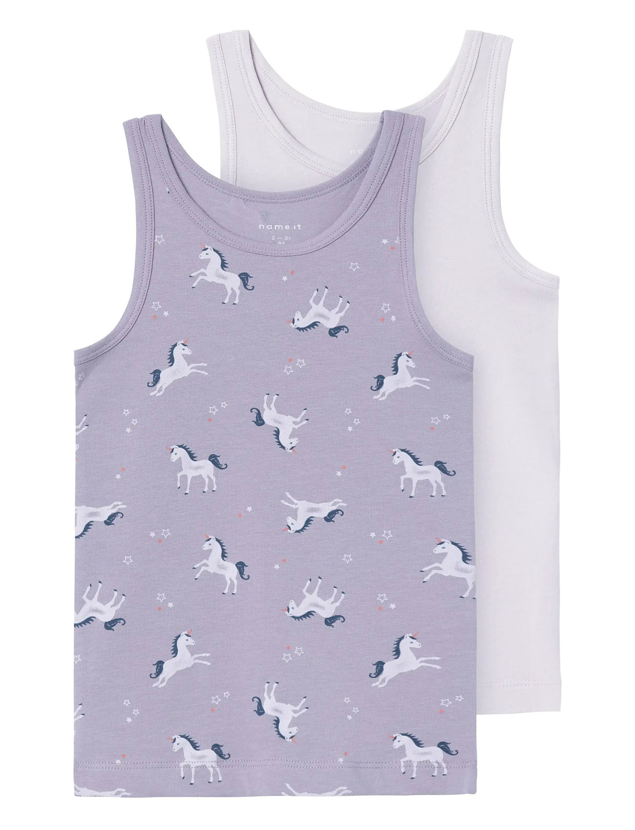 Nmftank Top 2P Lavender Unicorn Noos Purple Name It